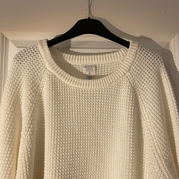 Core Life Cotton Blend White Sweater - XL - Picture 6 of 7